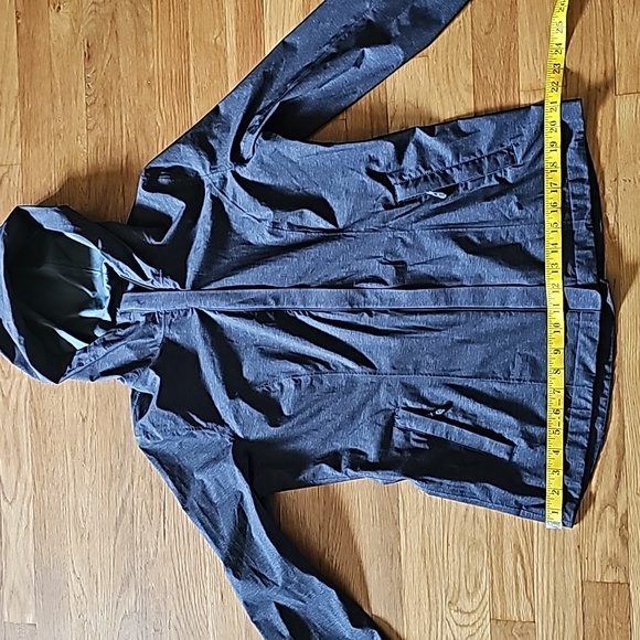 32 Degrees Cool Dark Gray Packable Hooded All Weather Jacket Women's Size Medium - Picture 10 of 12
